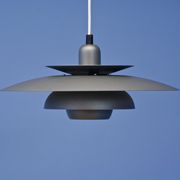 Suspension danoise en gris foncé années 1970