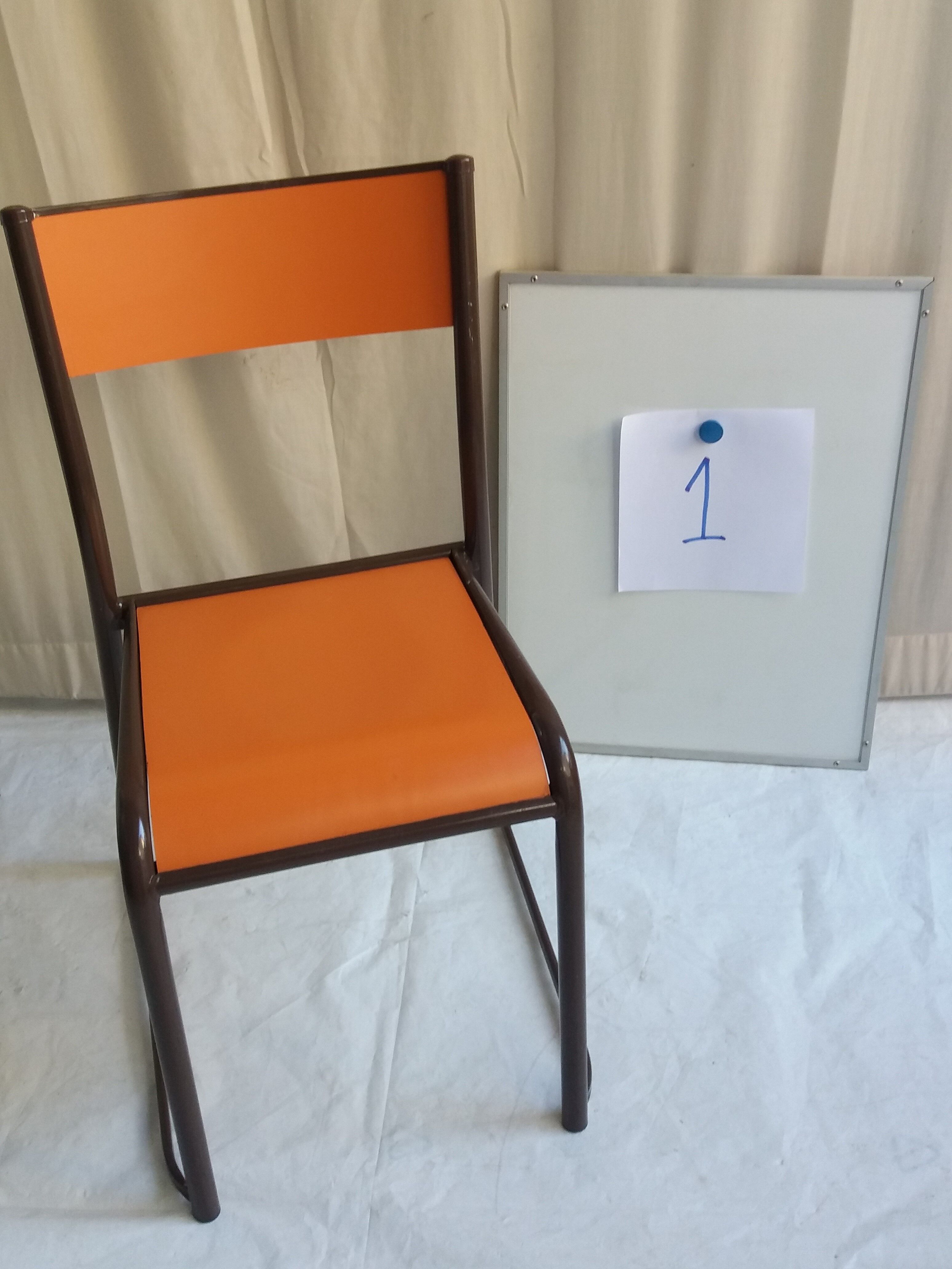 Series of 7 vintage chairs