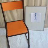 Series of 7 vintage chairs