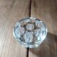 Door flowers molded glass 7 holes old vintage