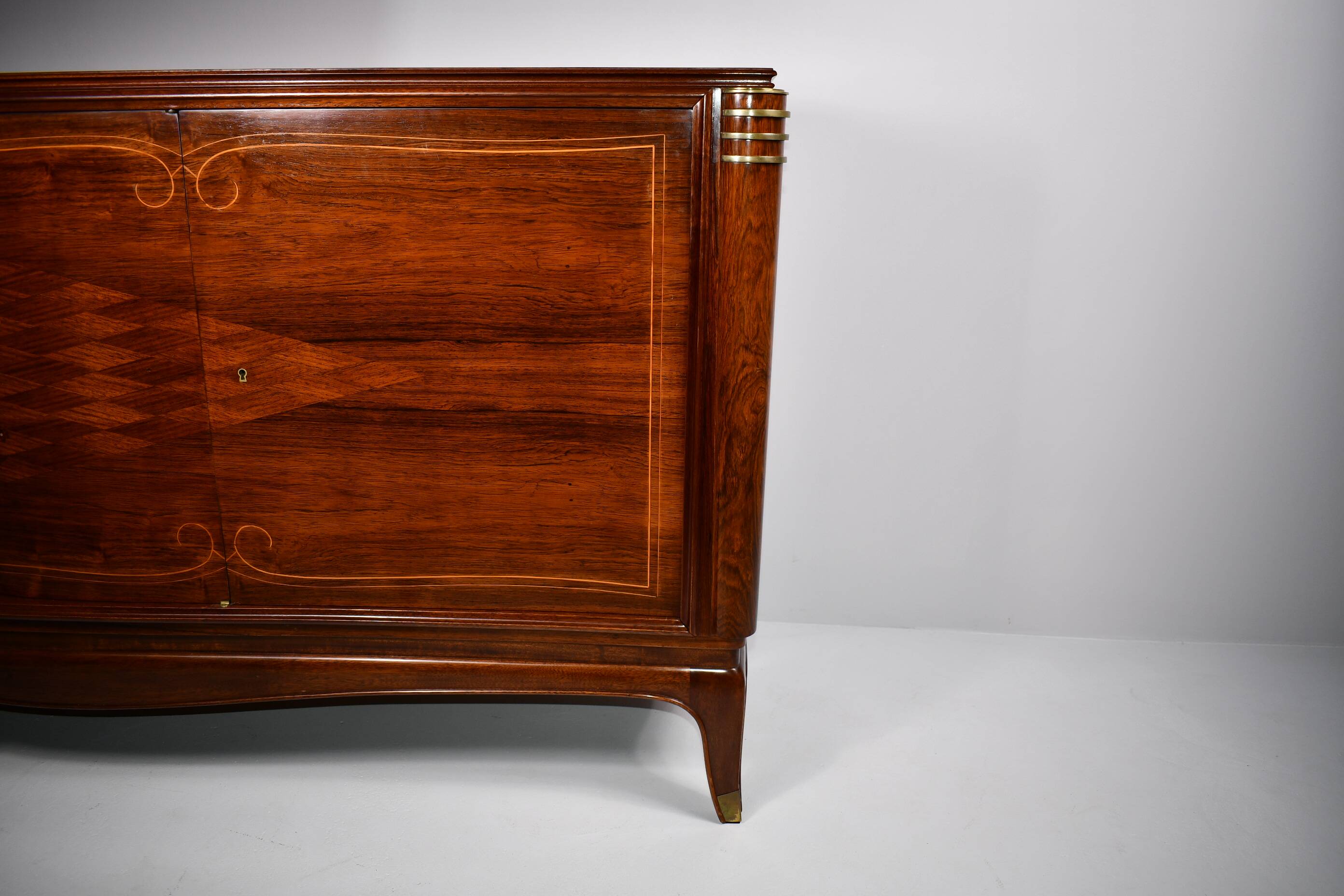 Vintage Art Deco sideboard by Jules Leleu, France 1940