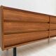 1960s vintage mid-century walnut low sideboard / credenza
