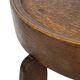 Table d'appoint Art Déco en chêne au design minimaliste