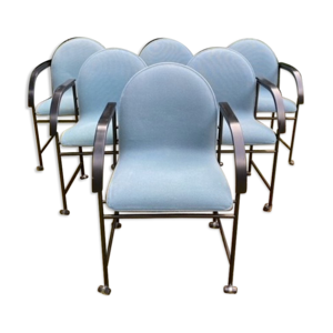 Fauteuils Arco blue Dutch