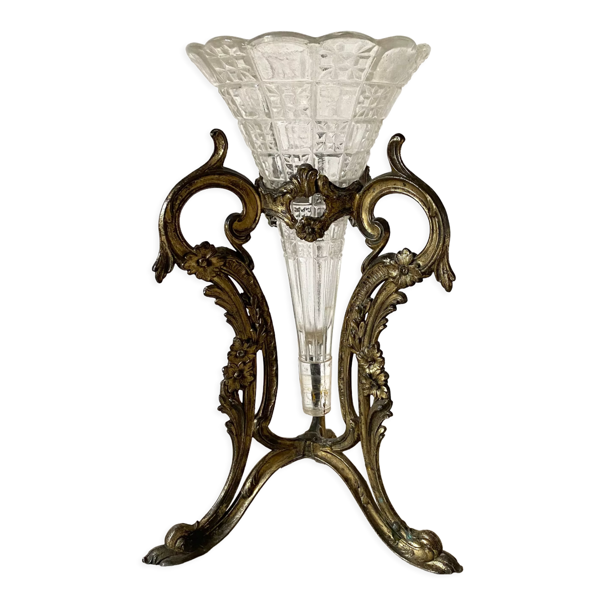 Art nouveau cornet vase