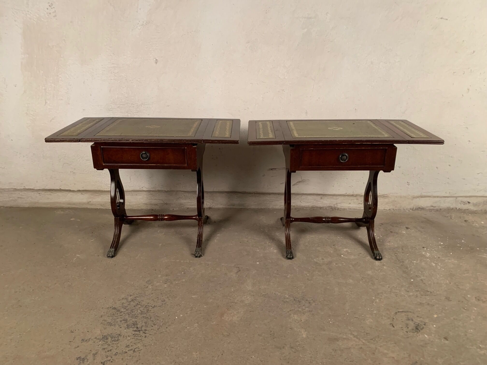 A pair of  side tables, 1950s