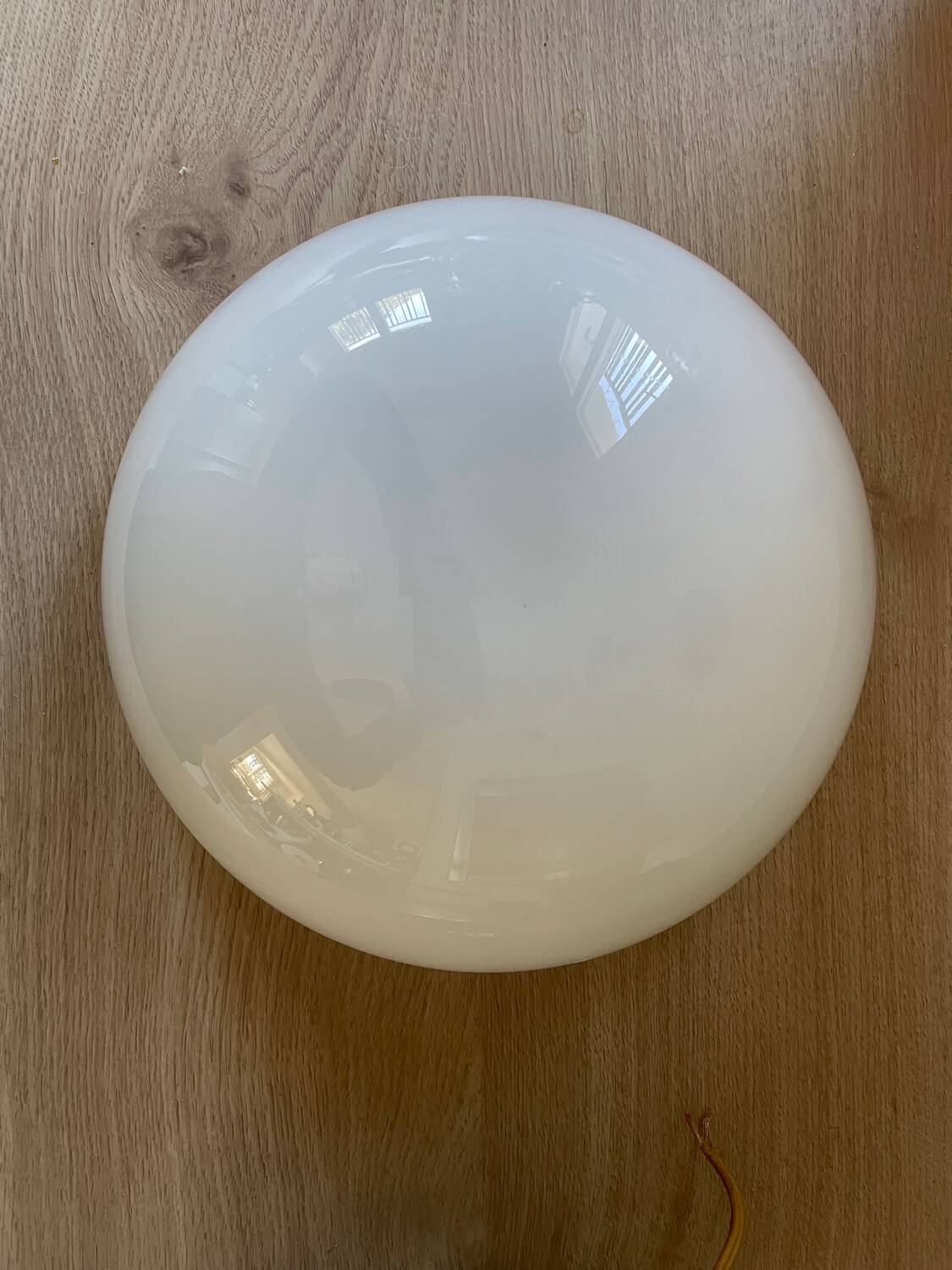 Vintage opaline wall or ceiling light 25cm