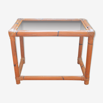 Table basse en bambou