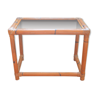 Table basse en bambou