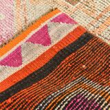 Tapis de couloir vintage orange pâle 3x13, 94x381 cm