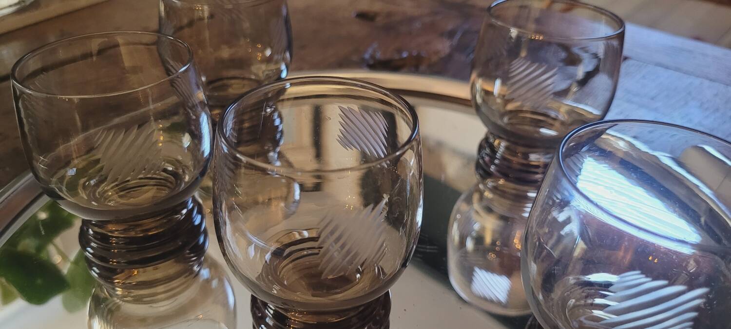 50's aperitif glasses