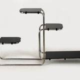 Bauhaus chromed tubular steel shelf, 1940s
