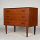Scandinavian teak chest of drawers from the 1960s.