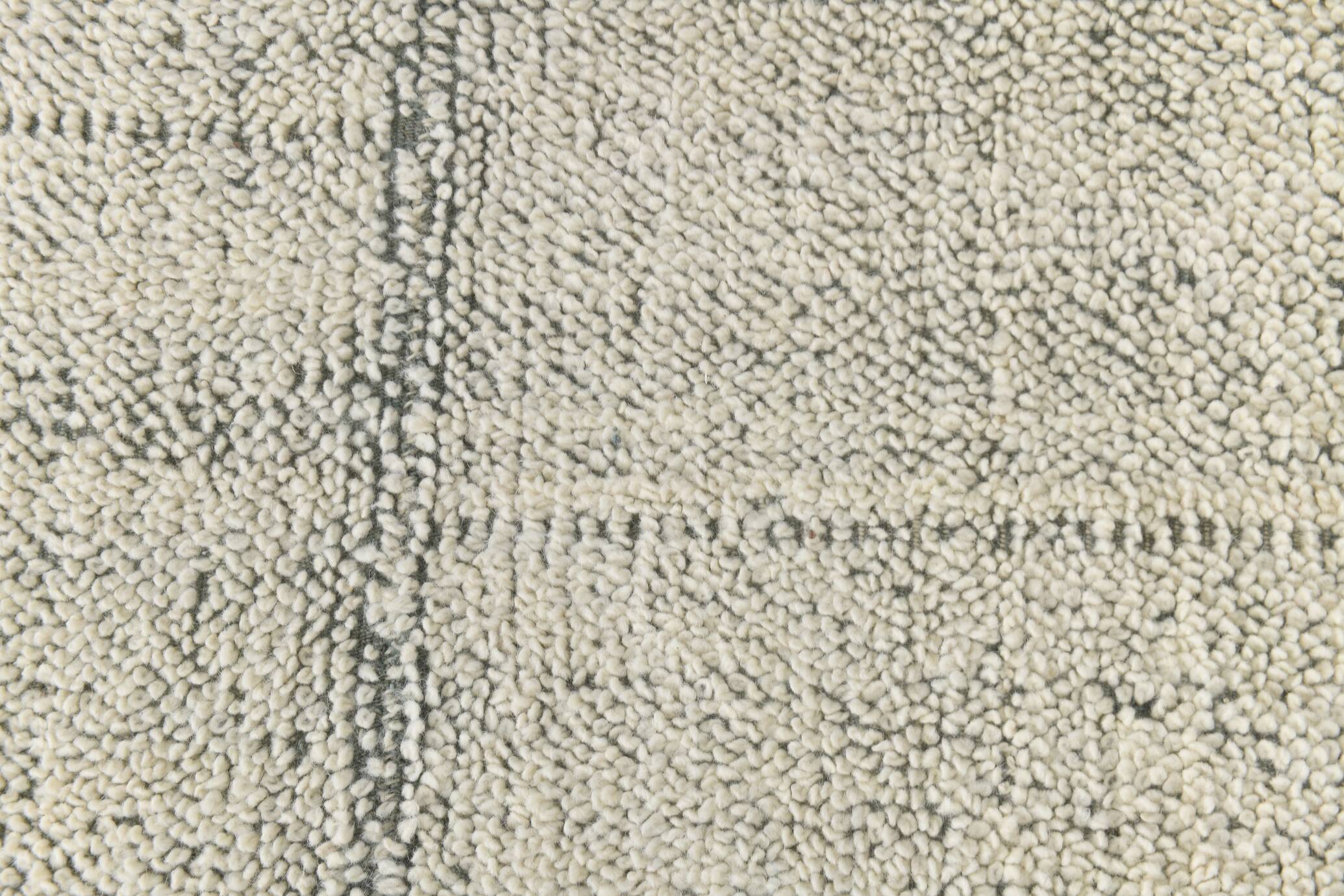 8x10 Handmade Wool Ash Green Modern Turkish Rug, 261x309Cm SK 34930