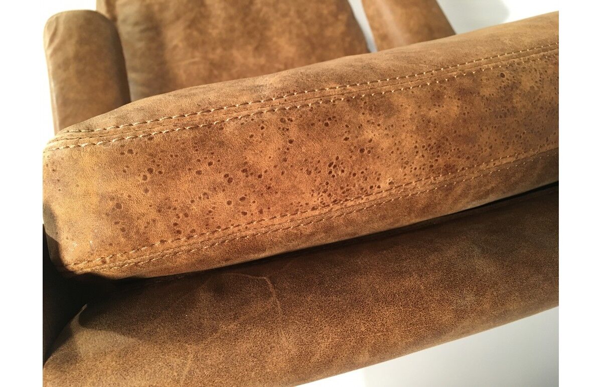 Armchair "Swing" and Ottoman by Reinhold Adolf and Hans-Jürgen Schrapfer for Horn, 1970 s