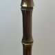 Bronze floor lamp in faux-bamboo style by Maison Baguès.