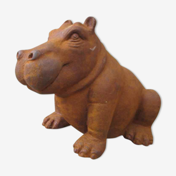 Hippopotamus cast iron