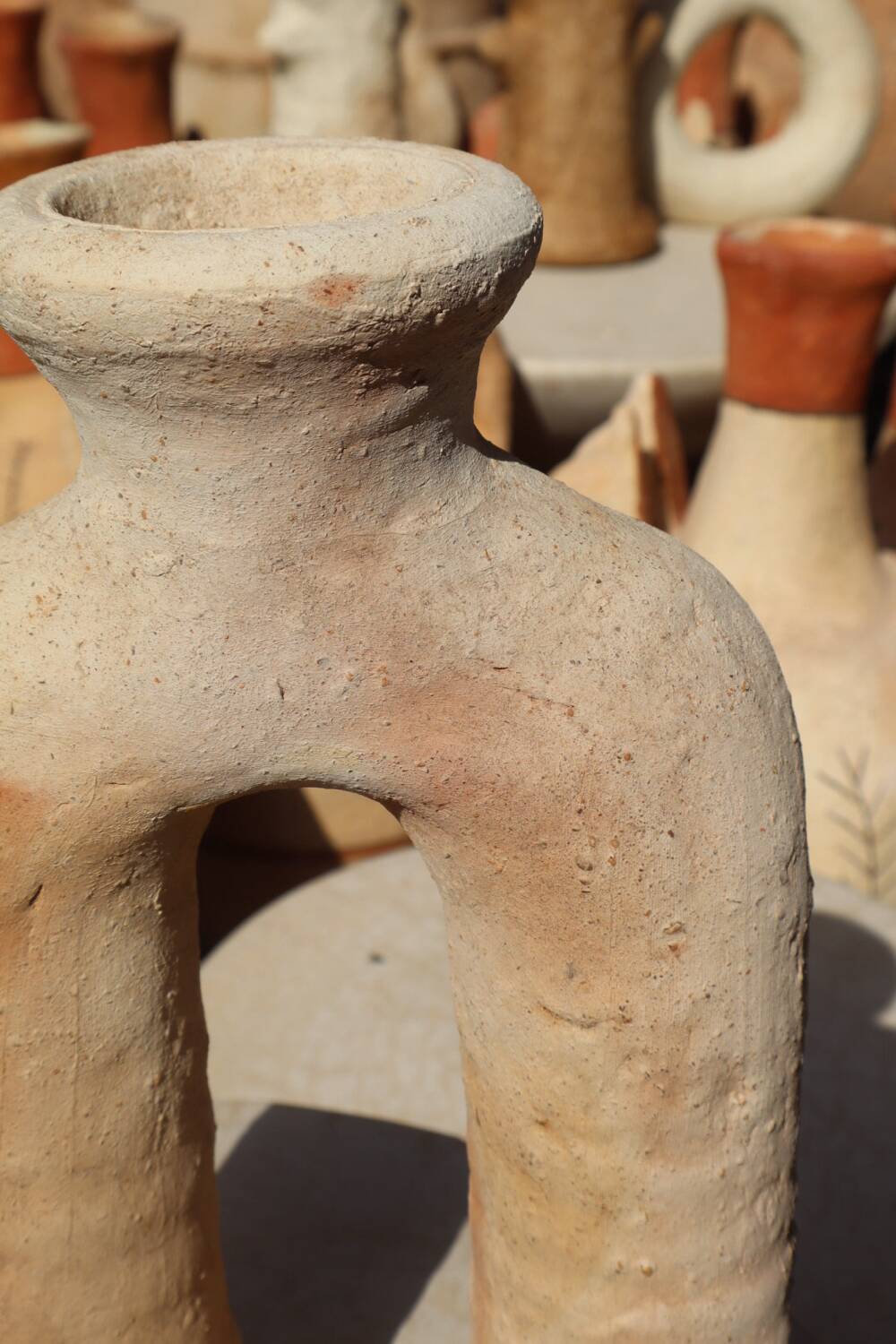 Tamegroute brute wabi-sabi sculpture vase