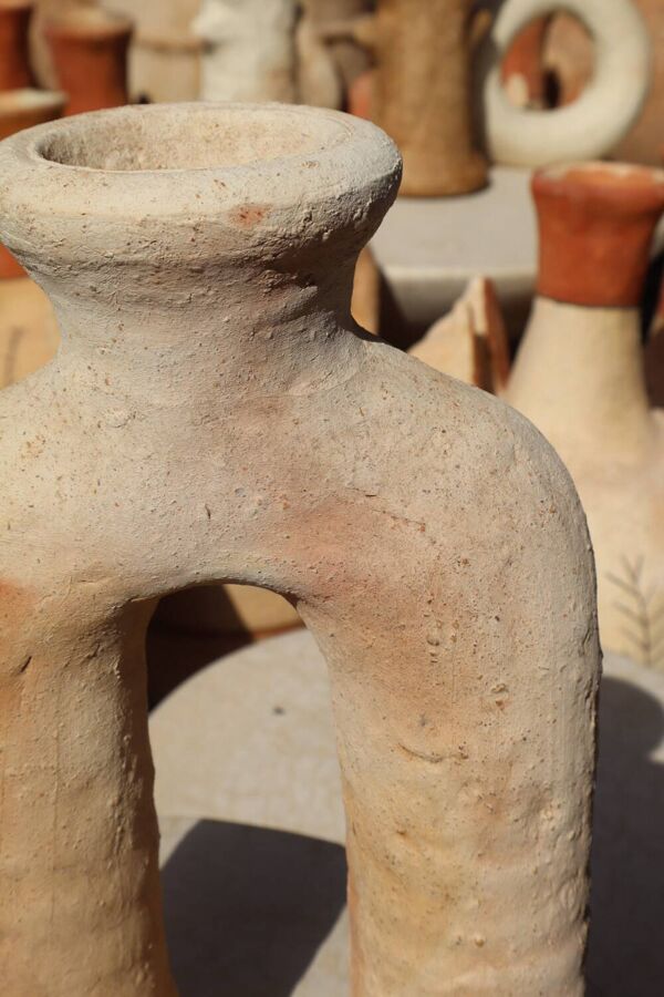 Vase sculpture tamegroute brute wabi-sabi