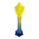 1960s Astonishing Jack in the Pulpit "Calla Lily" vase in Murano glass.