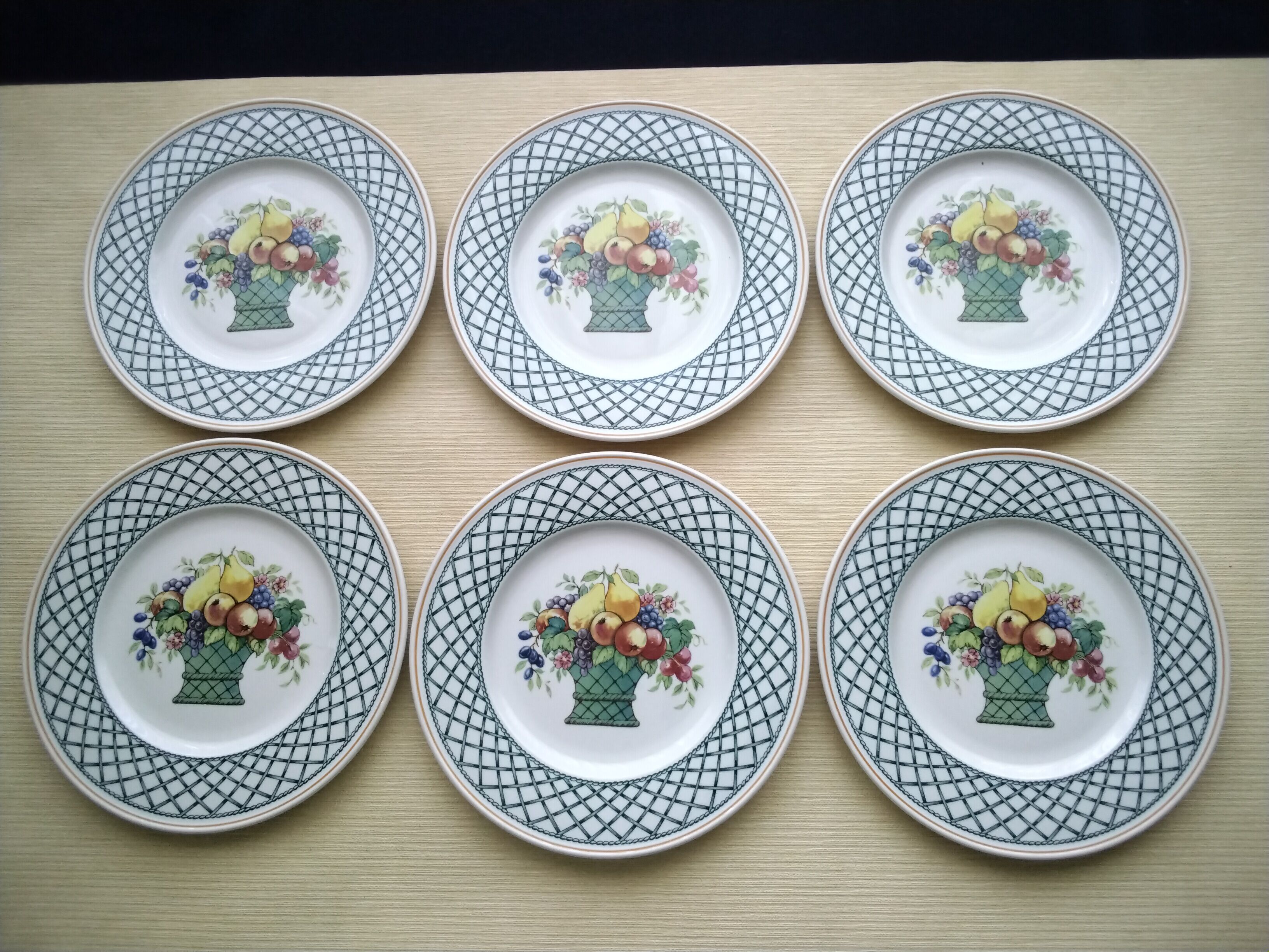 Set de 6 assiettes à dessert Villeroy Boch Modèle Basket