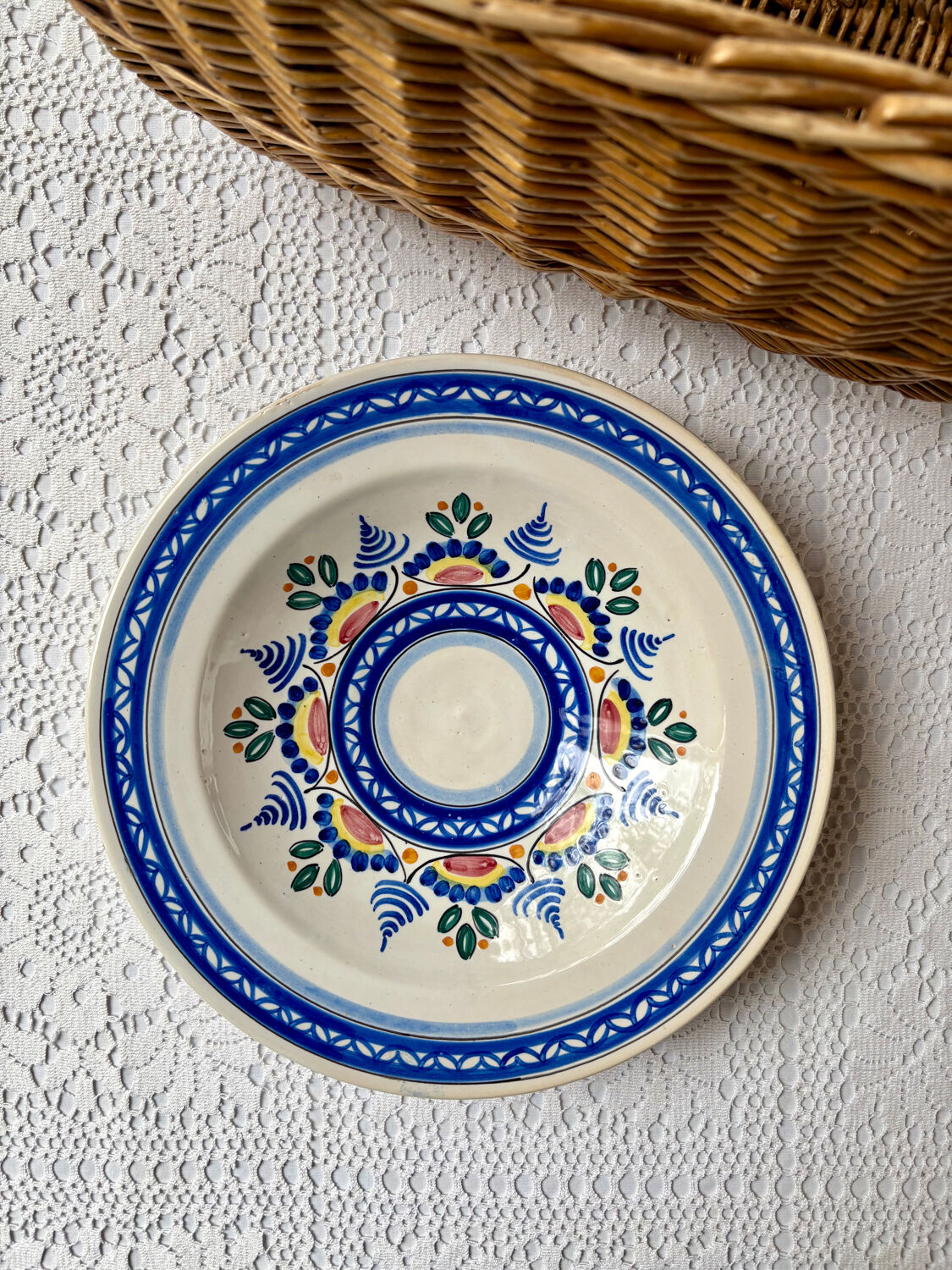Decorative shallow dish