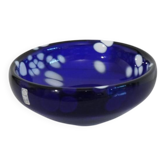 Scandinavian glass catchall from Bergdala glasbruk