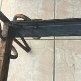 Lit style Louis XV en fer forgé