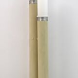 Space Age Opaline Glass and Lacquered Metal Cylinders Floor Lamp, 1970s