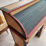 Bureau secrétaire avec volet roulant style américain