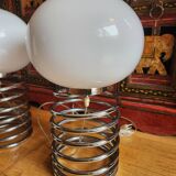 2 "spring" lamps by Ingo Maurer
