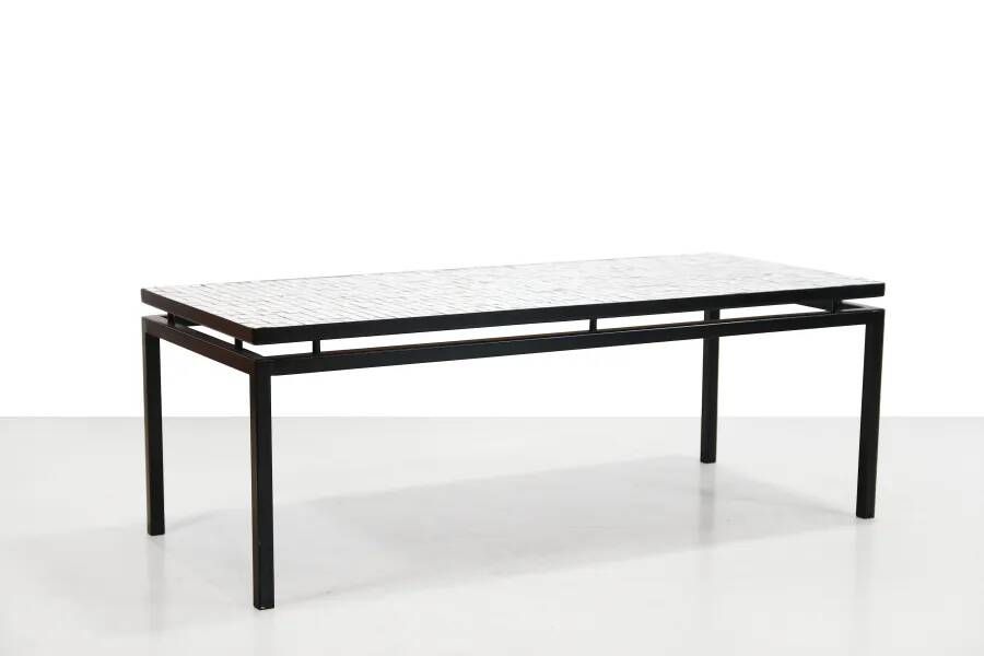 Dutch modernist mosaic coffee table 1950s