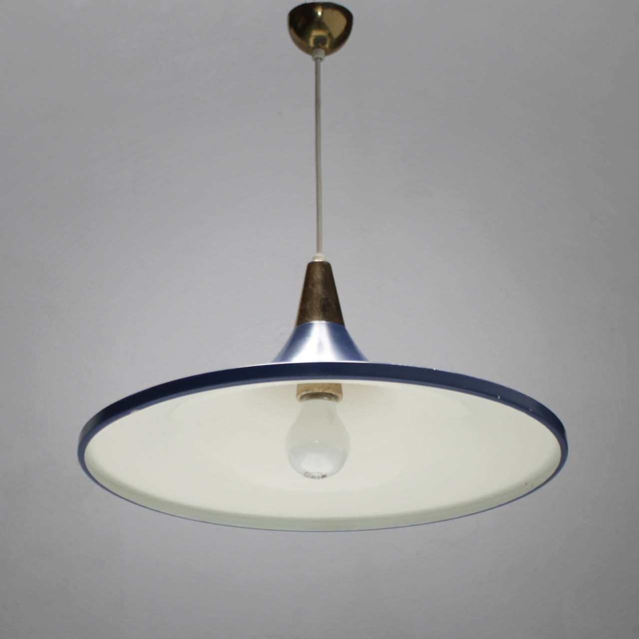 Blue suspension by Stilnovo Italy