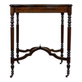 Table basse incrustée du 19ème siècle, années 1890.