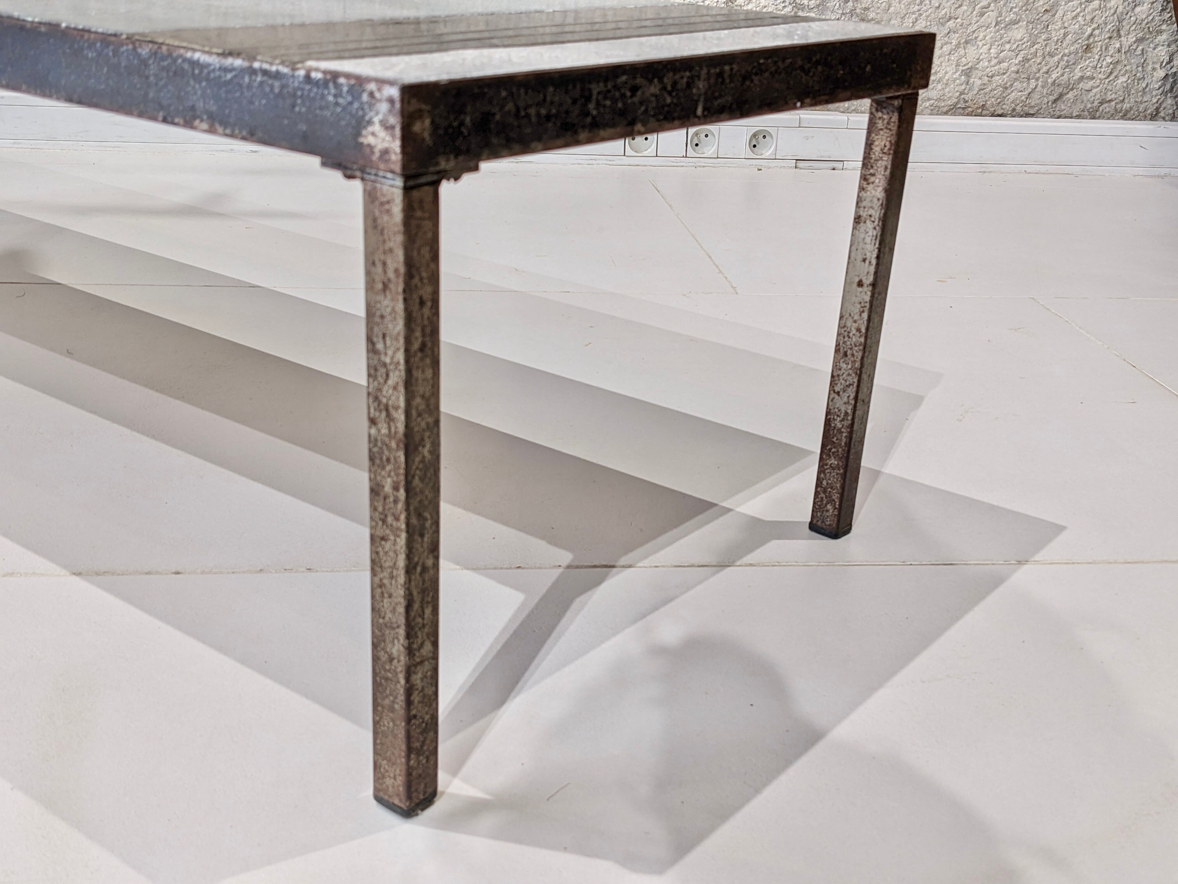 Ceramic coffee table "Sun" by Roger Capron