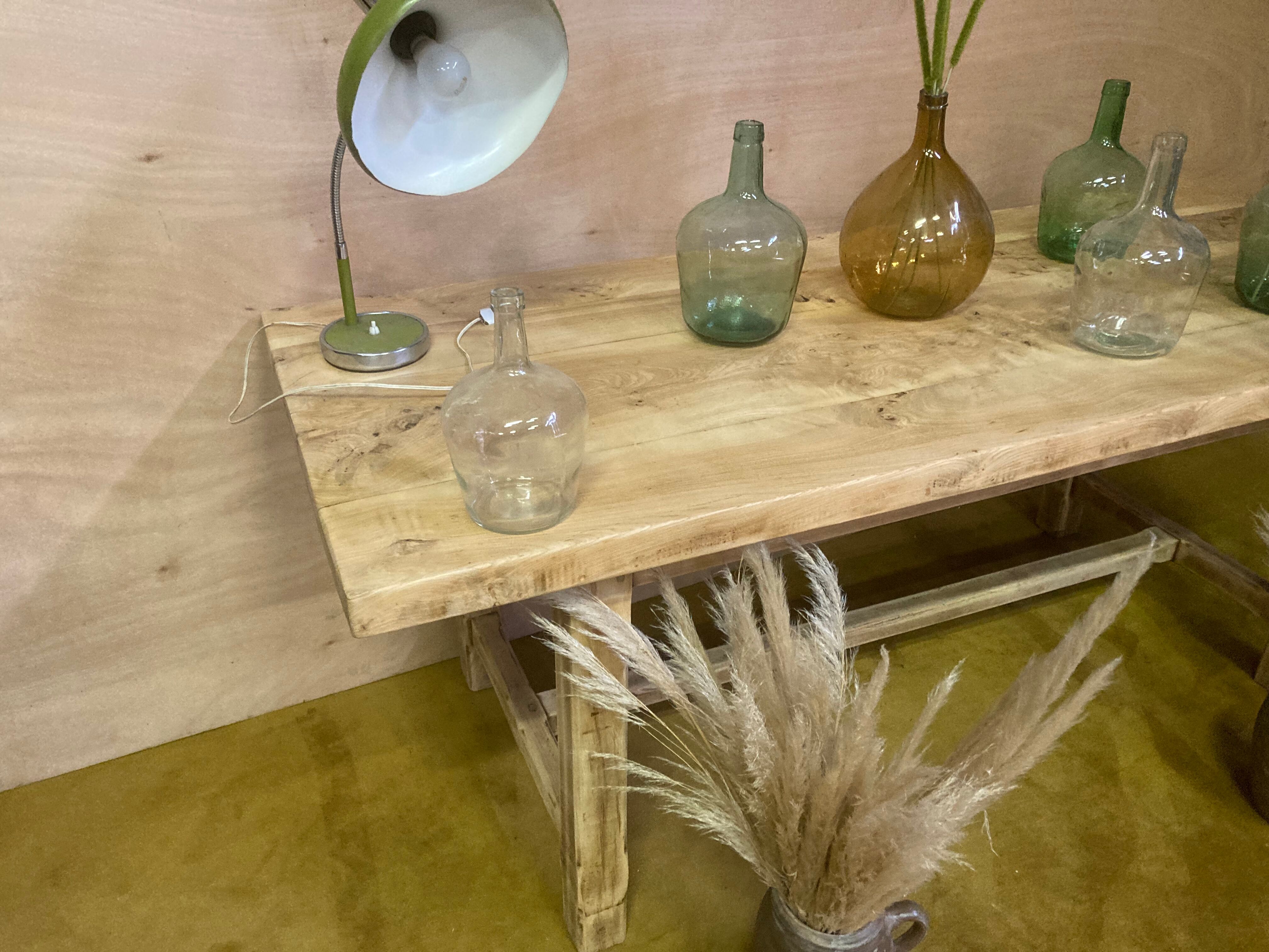 Farmhouse table bois brut