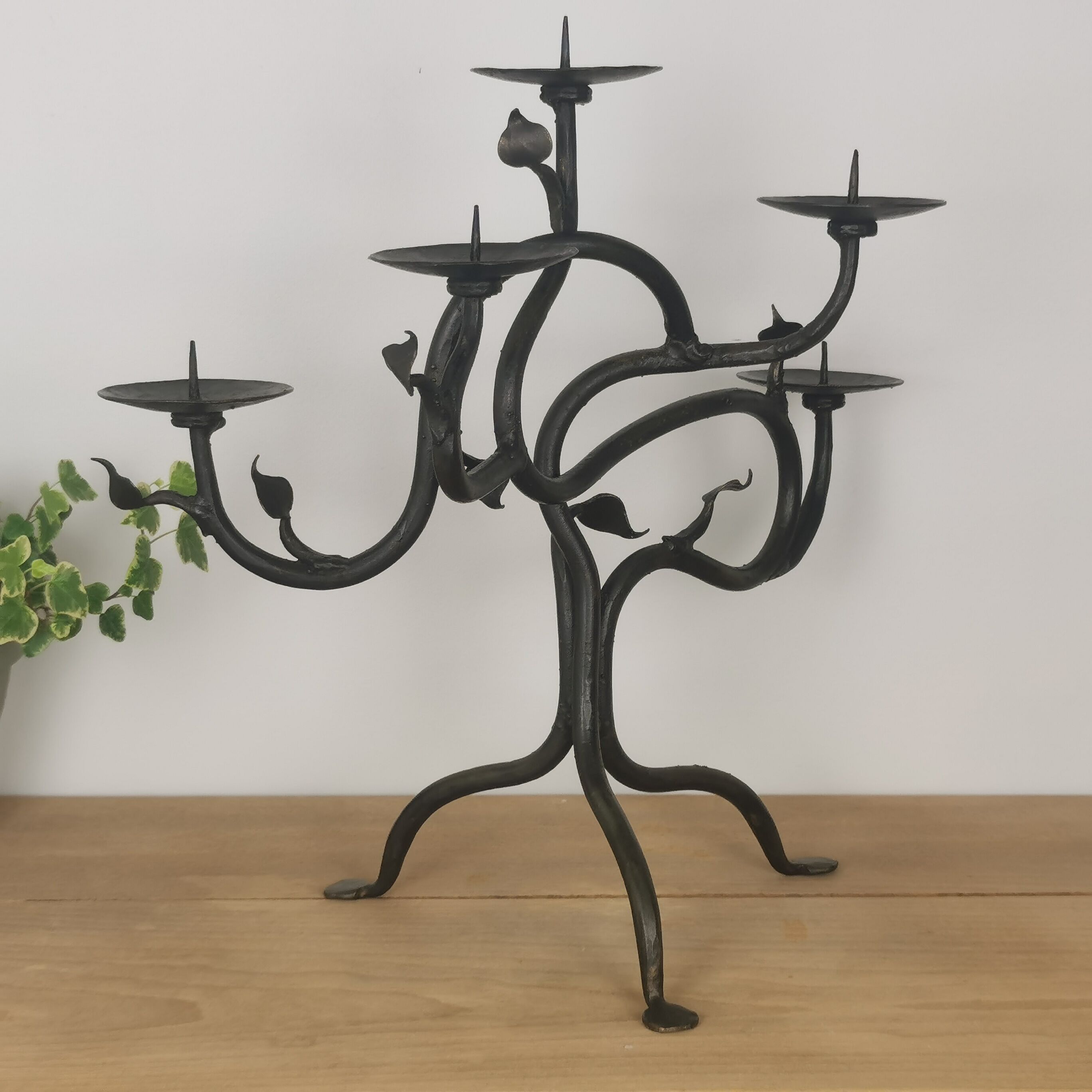 Vintage brutalist chandelier