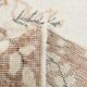 6x10 Cream & Brown Oriental Floral Pattern Vintage Rug, 193x298Cm