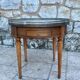 Bouillotte table in blond mahogany, Louis XVI style, 20th century period