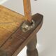 Small vintage wooden Baoulé chair (West Africa) Circa 1960