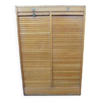curtain file cabinet from the 50s, double, height 1.20m