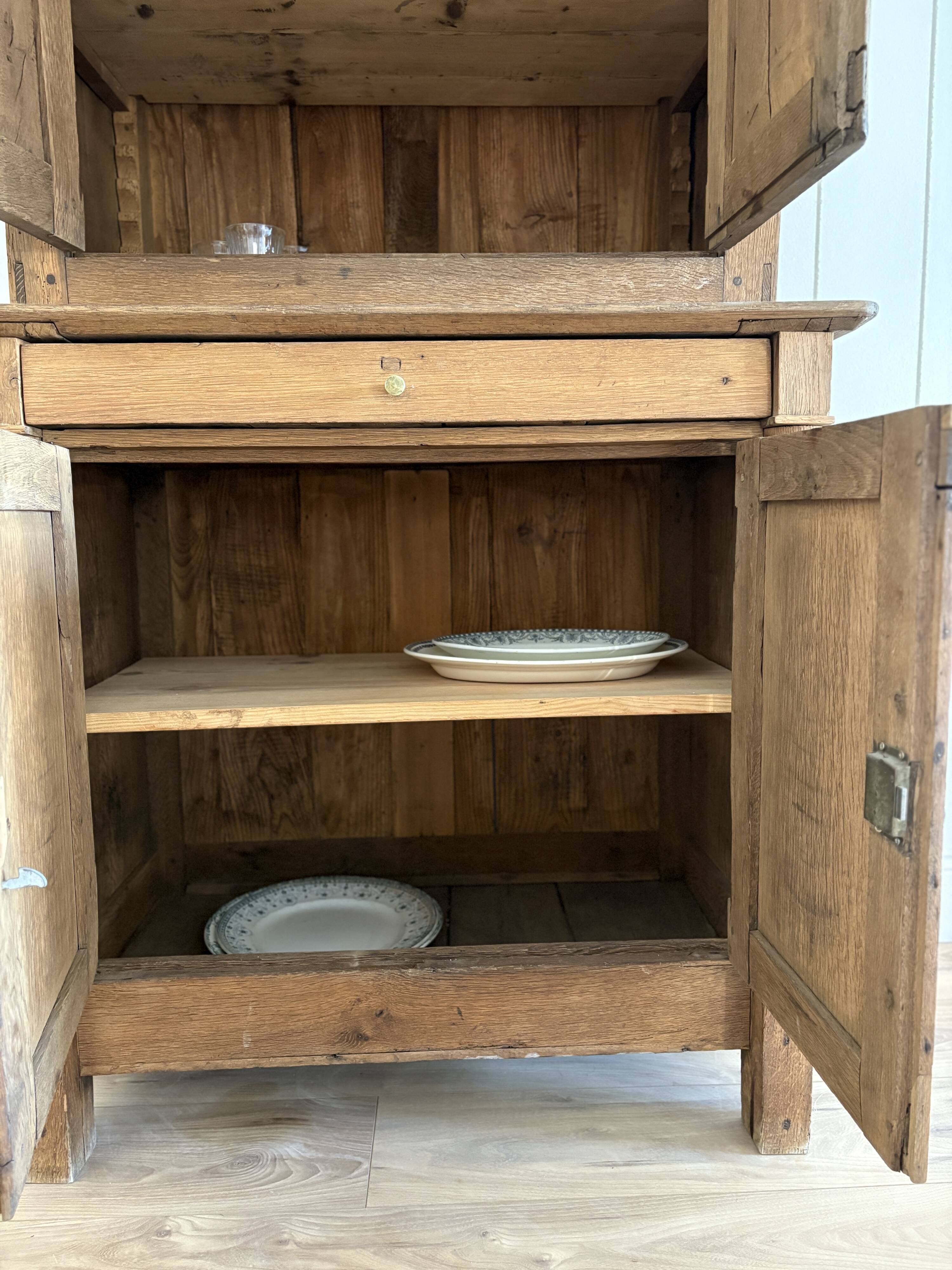 Antique solid oak dresser