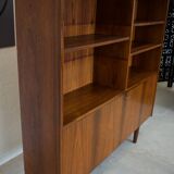 Rosewood Standing Bookcase/Bar Cabinet From Viby Møbelfabrik