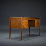 Mid-Century Danish Teak Desk from Hanbjerg Furniture Factory, 1960s