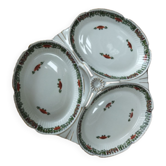 Plat mendiant porcelaine