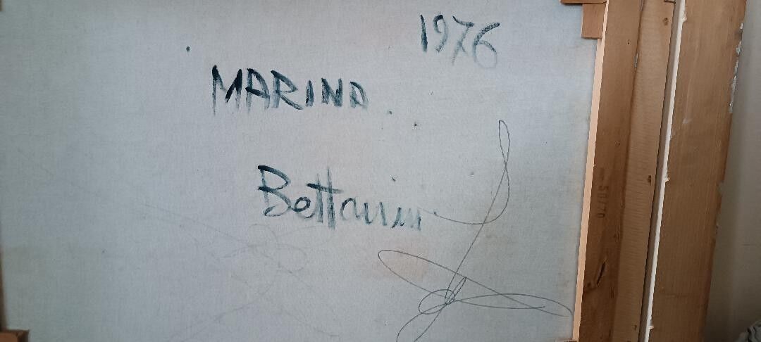 Oil painting on canvas - Marine - 1976 Lido Bettarini canvas 70x50 cm