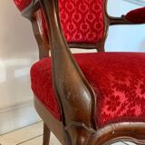 Louis XV Style Cabriolet armchair, circa 1850