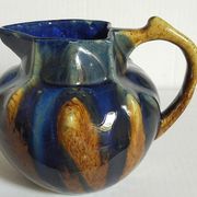 Pichet art nouveau terre émaillée début XXème