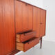 Vintage Bartels werken teak highboard, 1960's
