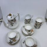 Porcelain coffee service decorated with flowers, The Great Stores of the Louvre